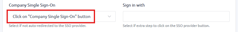 Enable Company Single Sign-On
